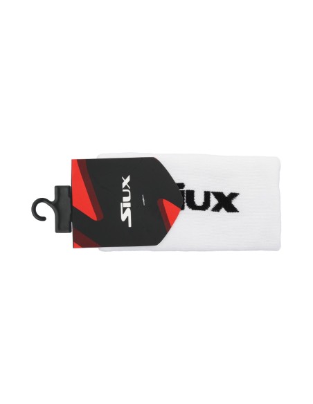 Muñequera Club Siux Larga Blanco | Ofertas de pádel